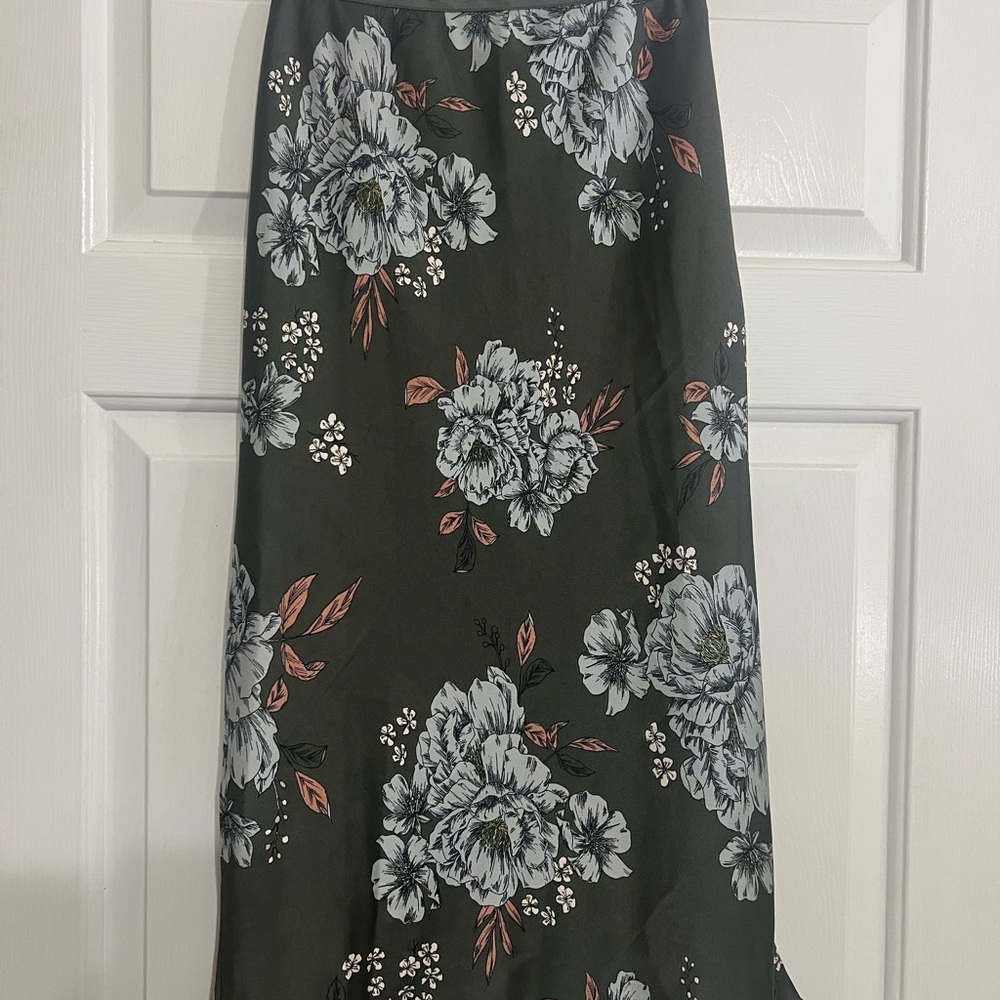 Altard State Floral Green Skirt